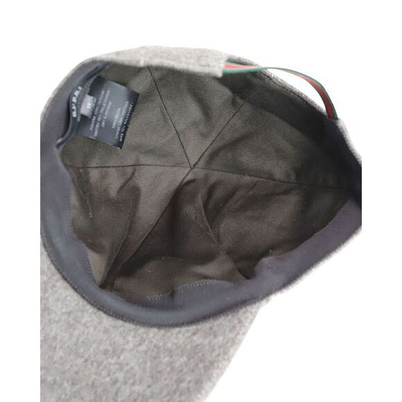 Gucci Baseball Cap in Brown Wool - Picture 4 of 5